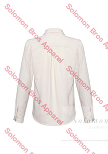 Megan Ladies Long Sleeve Blouse - Solomon Brothers Apparel