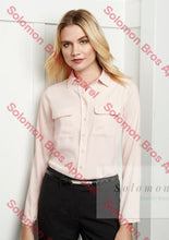 Load image into Gallery viewer, Megan Ladies Long Sleeve Blouse - Solomon Brothers Apparel
