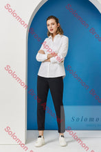 Load image into Gallery viewer, Monarch Ladies Long Sleeve Blouse - Solomon Brothers Apparel
