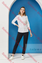 Load image into Gallery viewer, Monarch Ladies Long Sleeve Blouse - Solomon Brothers Apparel
