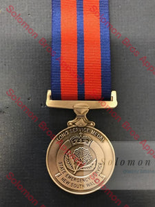 N.S.W. State Emergency Service Long Service Medal - Solomon Brothers Apparel