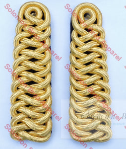 Plaited Shoulder Board Royal Horse Artillery Gold Insignia