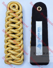 Load image into Gallery viewer, Plaited Shoulder Board Royal Horse Artillery Insignia
