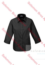 Load image into Gallery viewer, Pure Ladies 3/4 Sleeve Blouse - Solomon Brothers Apparel
