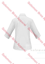 Load image into Gallery viewer, Pure Ladies 3/4 Sleeve Blouse - Solomon Brothers Apparel
