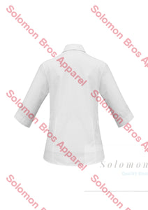 Pure Ladies 3/4 Sleeve Blouse - Solomon Brothers Apparel