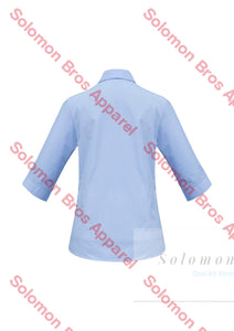 Pure Ladies 3/4 Sleeve Blouse - Solomon Brothers Apparel