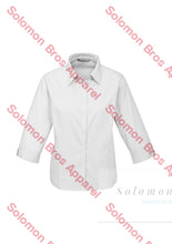 Load image into Gallery viewer, Pure Ladies 3/4 Sleeve Blouse - Solomon Brothers Apparel
