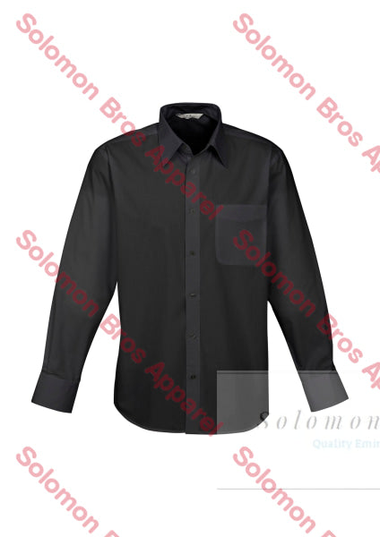 Pure Mens Long Sleeve Shirt - Solomon Brothers Apparel