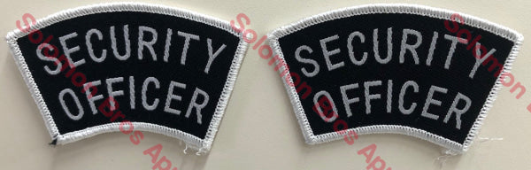 Security Officer Shoulder Badge - Solomon Brothers Apparel