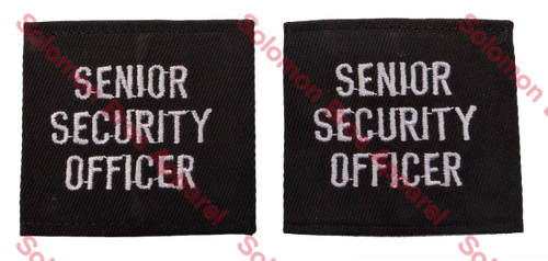 Senior Security Officer Epaulette Slide - 1/2 Length - Solomon Brothers Apparel