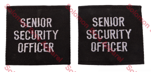 Senior Security Officer Epaulette Slide - 1/2 Length - Solomon Brothers Apparel