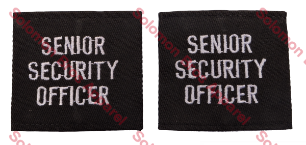 Senior Security Officer Epaulette Slide - 1/2 Length - Solomon Brothers Apparel