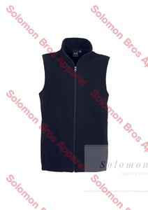 Simple Mens Micro Fleece Vest - Solomon Brothers Apparel