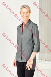 Sorrento Care Ladies 3/4 Sleeve Blouse - Solomon Brothers Apparel