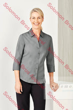 Load image into Gallery viewer, Sorrento Care Ladies 3/4 Sleeve Blouse - Solomon Brothers Apparel
