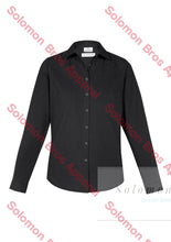 Load image into Gallery viewer, Tennessee Ladies Long Sleeve Blouse Black / 6 Corporate Shirt
