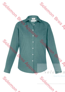 Tennessee Ladies Long Sleeve Blouse Jasper Green / 6 Corporate Shirt