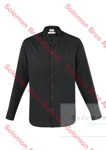 Tennessee Mens Long Sleeve Shirt Black / Xsm Corporate