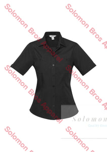 Wellington Ladies Short Sleeve Blouse - Solomon Brothers Apparel