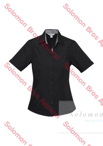 Wellington Ladies Short Sleeve Blouse - Solomon Brothers Apparel