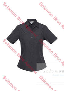 Wellington Ladies Short Sleeve Blouse - Solomon Brothers Apparel