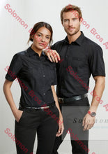 Load image into Gallery viewer, Wellington Ladies Short Sleeve Blouse - Solomon Brothers Apparel
