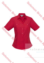 Load image into Gallery viewer, Wellington Ladies Short Sleeve Blouse - Solomon Brothers Apparel
