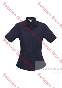 Wellington Ladies Short Sleeve Blouse - Solomon Brothers Apparel