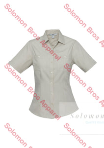 Wellington Ladies Short Sleeve Blouse - Solomon Brothers Apparel