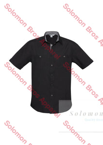 Wellington Mens Short Sleeve Shirt - Solomon Brothers Apparel