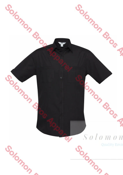 Wellington Mens Short Sleeve Shirt - Solomon Brothers Apparel