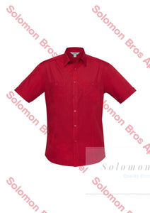 Wellington Mens Short Sleeve Shirt - Solomon Brothers Apparel