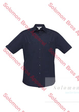 Load image into Gallery viewer, Wellington Mens Short Sleeve Shirt - Solomon Brothers Apparel
