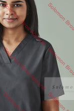 Load image into Gallery viewer, Womens Cotton Rich V-Neck Scrub Top Health &amp; Beauty
