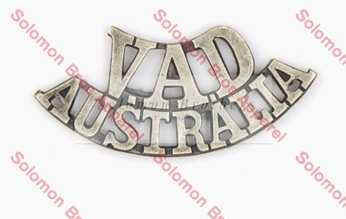 Volunteer Aid Detachment Badge Shoulder Medals